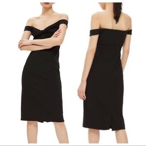 Topshop Black Sheath Dress NWT